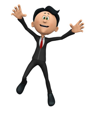 businessman tada jump