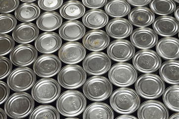 Aluminium Cans in factory warehouse