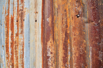 Rusty textured metal aluminium grunge background