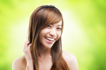 Naklejka premium Hair care