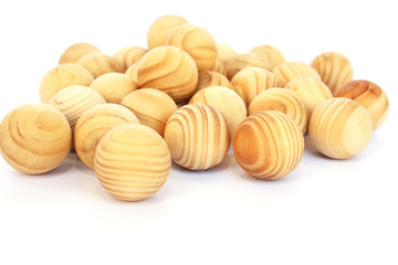 Wooden balls