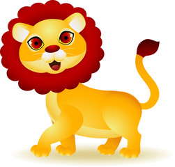 Funny Lion cartoon