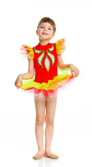 Ggirl the gymnast trains