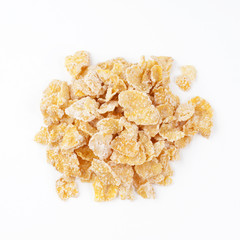 Corn Flakes on white background