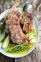 Gegrilltes Lammkotelett