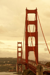 Vintage golden gate bridge © somchaij