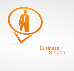 logo pro sur signet orange
