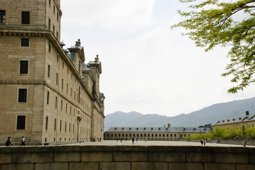 Obraz premium El Escorial, The Royal Seat of San Lorenzo, Madrid, Spain