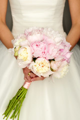 blooming, bridal, detail, flowers, fresh, paeonia, wedding