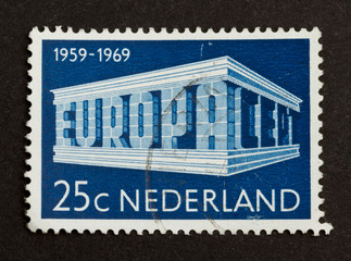 HOLLAND - CIRCA 1960: Stamp printed in the Netherlands