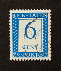 HOLLAND - CIRCA 1950: Stamp printed in the Netherlands