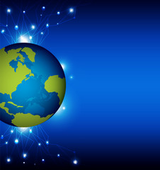 telecommunication concept background