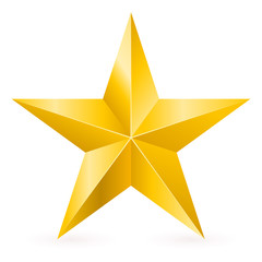 Fototapeta premium Shiny Gold Star