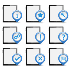 Tablet PCs with Icons