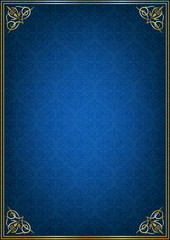 Soyut bitkisel çerçeve