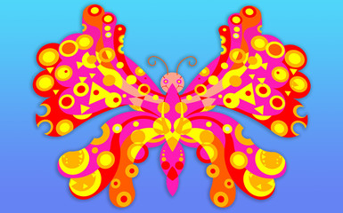 utterfly graphic stylefor