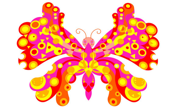 utterfly graphic stylefor