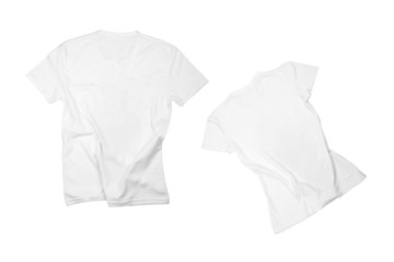 two white t-shirts