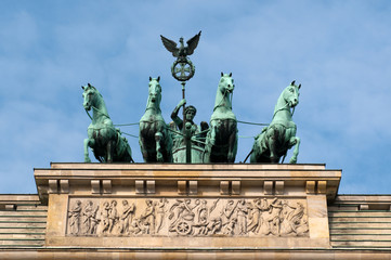 Brandenburg Gate is the ancient gateway to Berlin