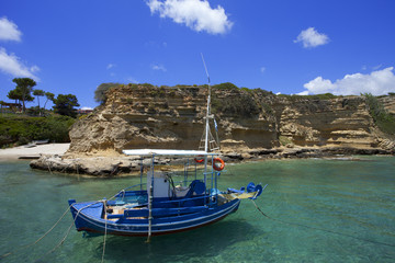 gr&egrave;ce; ioniennes, kefalonia : chalutier
