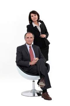 A team of business professionals