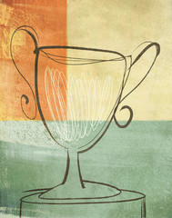 Loving Cup Trophy Prize Illustration