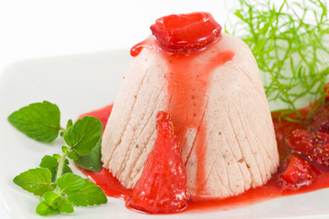 bavarese alla fragola- mousse