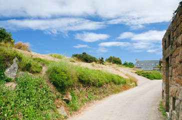 road in Breton village