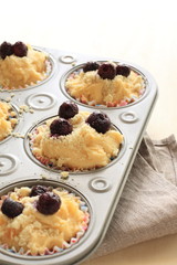 Home bakery of blue berry muffin