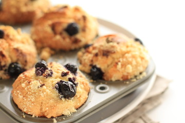 Home bakery, blue berry muffin