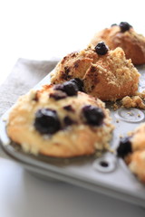 Home bakery, blue berry muffin
