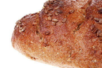 bun of big french rye bread