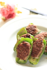 Chinese cuisine, Mince meat and bell pepper