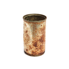 Rusty cans.