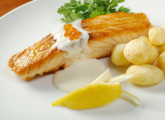 Salmon  with potato