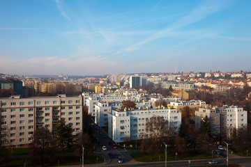 Obraz premium residential district in Prague, Czechia
