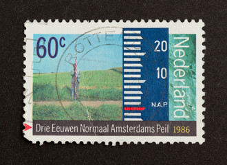 HOLLAND - CIRCA 1980: Stamp printed in the Netherlands