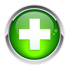 bouton internet health icon.