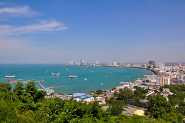 Fototapeta na wymiar Pattaya Bay View 1