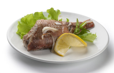 Baked rosefish