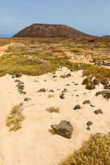 Island of Lobos in Fuerteventura, Canary Islands, Spain