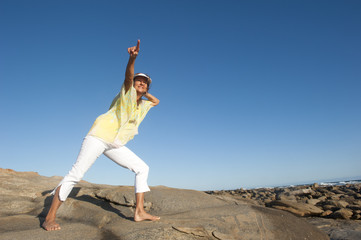 Obraz premium Determined, confident sexy woman outdoor