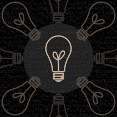 The design lamp vintage style wallpaper background