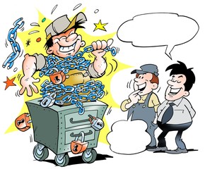 Outbreak mechanic in the workshop