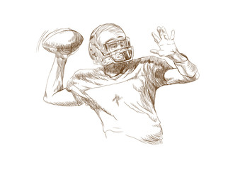 american football player (this is original sketch)