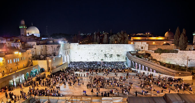 Western Wall  on the Temple Mount ,Jerusalem, Israel