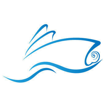 Cruise stylized  vector logo