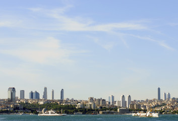 Istanbul Cityscape, Bosphorus, Turkey