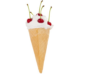 ice cream isolated
