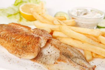 fish with french fries